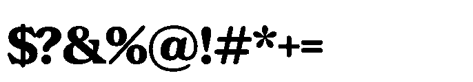 Nowstalgic Alt Bold Font OTHER CHARS