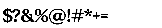 Nowstalgic Alt Medium Font OTHER CHARS