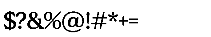 Nowstalgic Alt Regular Font OTHER CHARS