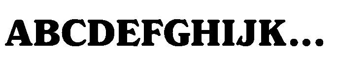 Nowstalgic Black Font UPPERCASE