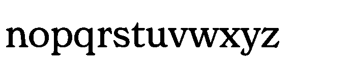 Nowstalgic Light Font LOWERCASE