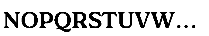 Nowstalgic Medium Font UPPERCASE