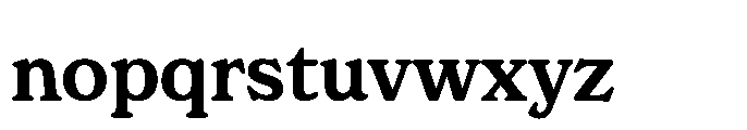 Nowstalgic Medium Font LOWERCASE