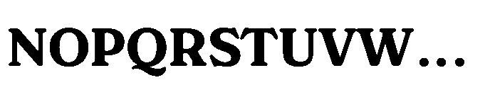 Nowstalgic Semibold Font UPPERCASE