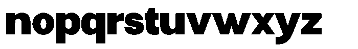 Nox Eternis Black Font LOWERCASE
