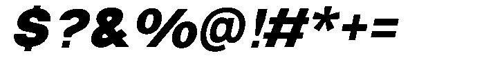 Nox Eternis Heavy Italic Font OTHER CHARS