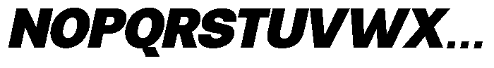 Nox Eternis Heavy Italic Font UPPERCASE