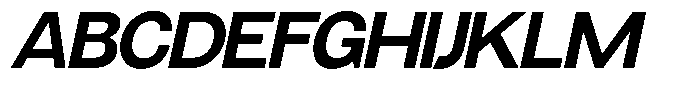 Nox Eternis News Italic Font UPPERCASE