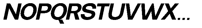 Nox Eternis News Italic Font UPPERCASE