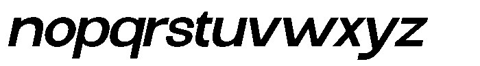 Nox Eternis News Italic Font LOWERCASE