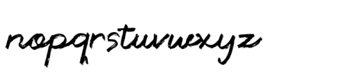 Noxderity Regular Font LOWERCASE