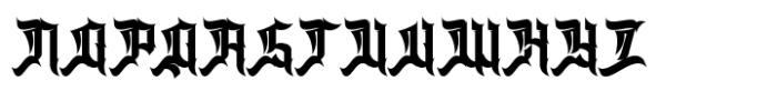Noxfreatus Font UPPERCASE