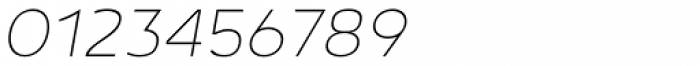 Noyh ExtraLight Italic Font OTHER CHARS
