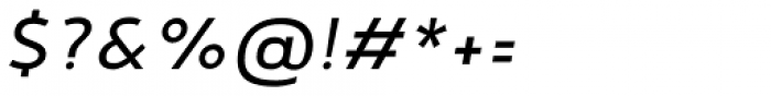 Noyh Geometric Italic Font OTHER CHARS