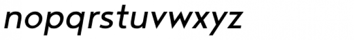 Noyh Geometric Italic Font LOWERCASE