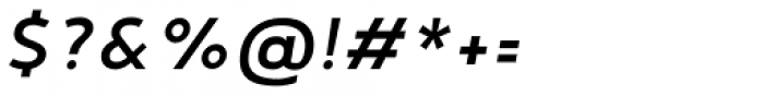 Noyh Geometric Medium Italic Font OTHER CHARS