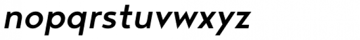 Noyh Geometric Medium Italic Font LOWERCASE