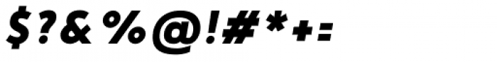 Noyh Geometric Slim Black Italic Font OTHER CHARS
