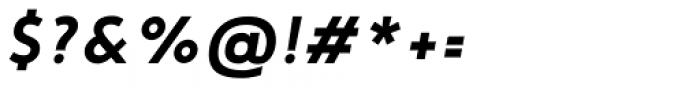 Noyh Geometric Slim Bold Italic Font OTHER CHARS
