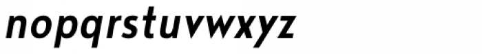 Noyh Geometric Slim Medium Italic Font LOWERCASE