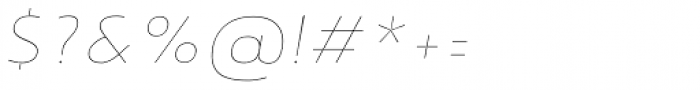Noyh Geometric Slim Thin Italic Font OTHER CHARS