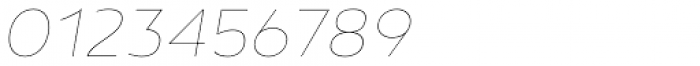 Noyh Geometric Thin Italic Font OTHER CHARS