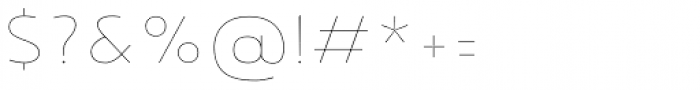 Noyh Geometric Thin Font OTHER CHARS