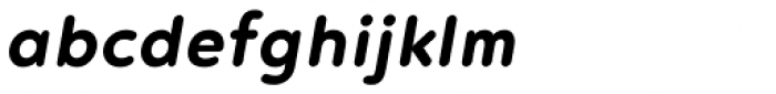 Noyh R Bold Italic Font LOWERCASE