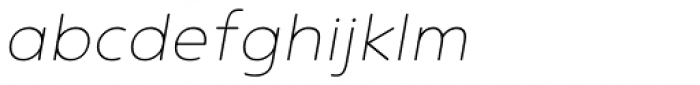 Noyh R ExtraLight Italic Font LOWERCASE