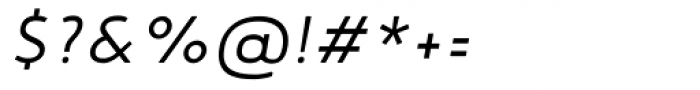 Noyh Slim SemiLight Italic Font OTHER CHARS
