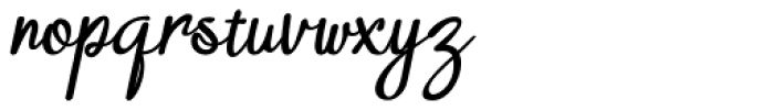 Nozomi Handwriting Script Bold Italic Font LOWERCASE