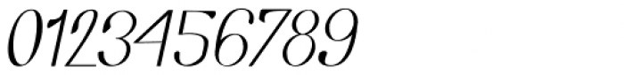 Nozomi Handwriting Script Thin Italic Font OTHER CHARS