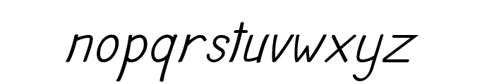 Nocturn Font LOWERCASE