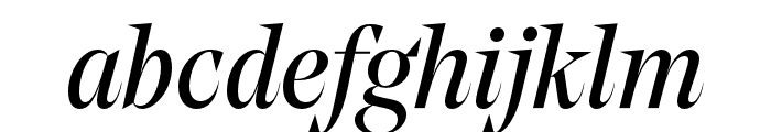 Noe Display Regular Italic Font LOWERCASE