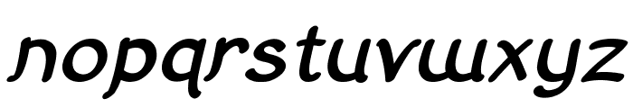 Nomenicus-BoldItalic Font LOWERCASE