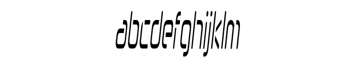 Nook-ExtracondensedItalic Font LOWERCASE