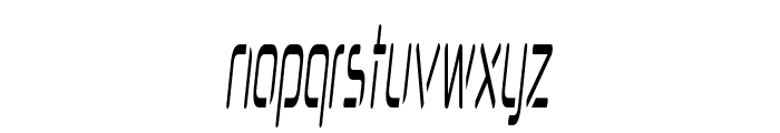 Nook-ExtracondensedItalic Font LOWERCASE