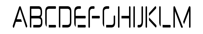 Nook Font UPPERCASE