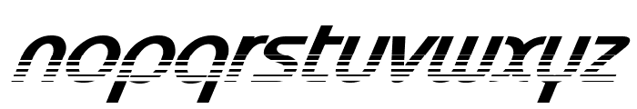 NorthShore-BoldItalic Font LOWERCASE