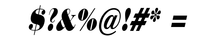 Norway Thin Italic Font OTHER CHARS
