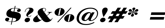 Norway Wide Italic Font OTHER CHARS