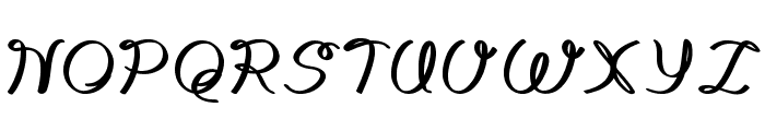 NostraBold Font UPPERCASE