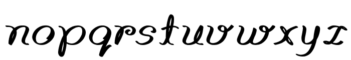 NostraBold Font LOWERCASE