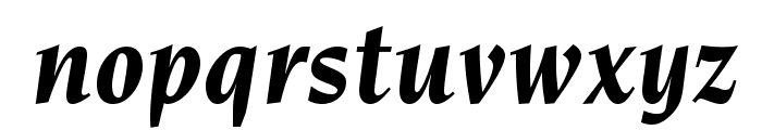 NovareseStd-BoldItalic Font LOWERCASE