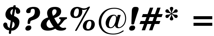 Novelty Demi Italic Font OTHER CHARS