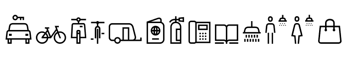 Noway Icons Font LOWERCASE