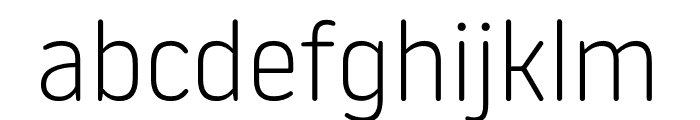 Noway Light Font LOWERCASE