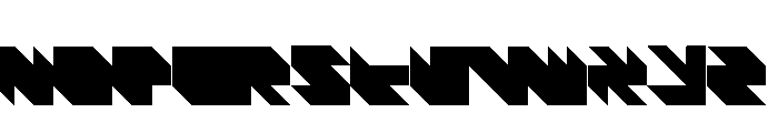 NON AngleLeft Font LOWERCASE