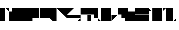 NON Asymetrica Font LOWERCASE