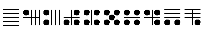 NON Dit Dah Font OTHER CHARS